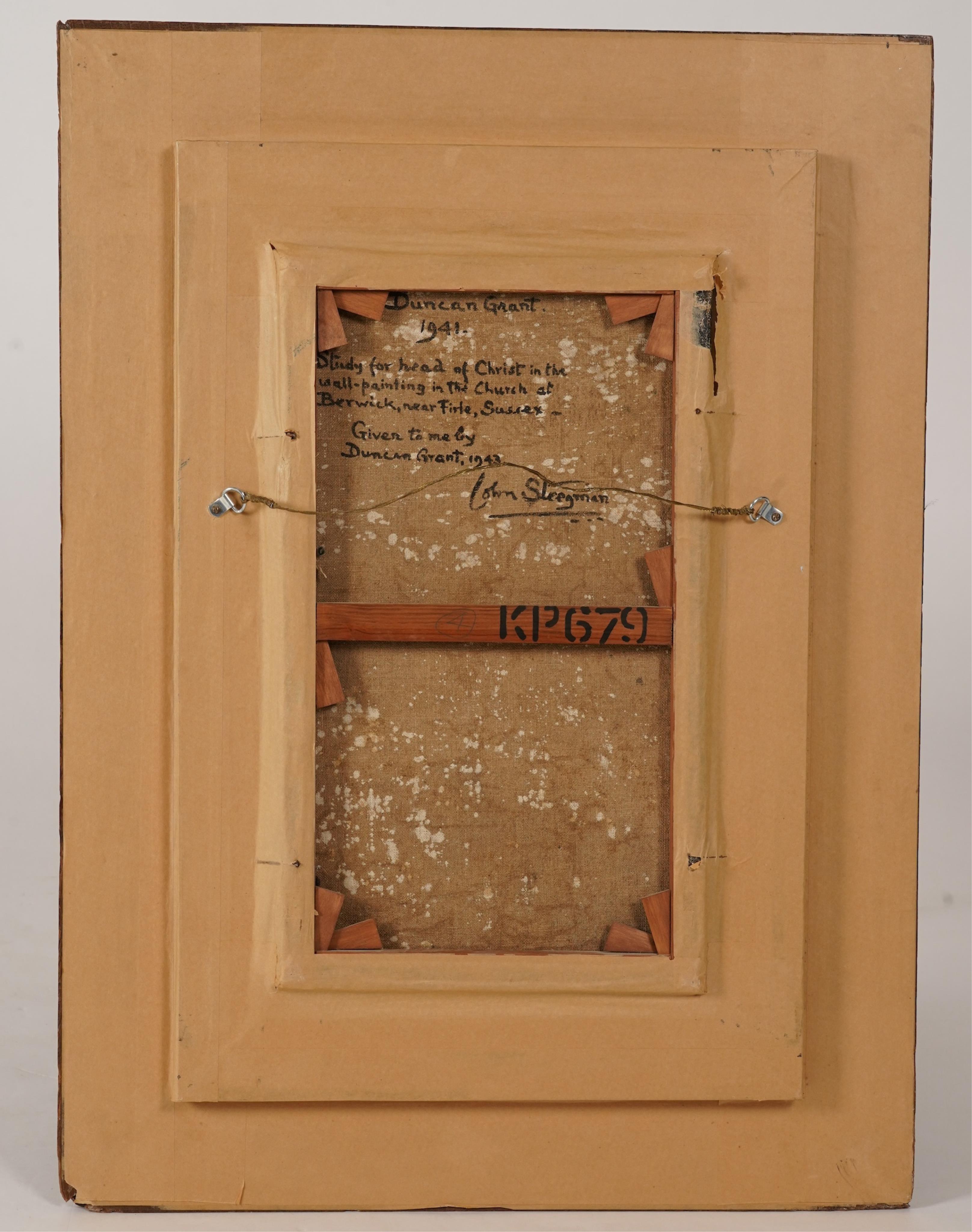 Duncan Grant, 1885-1978, 'Study for head of Christ in the wall-painting in the Church at Berwick, near Firle, Sussex'